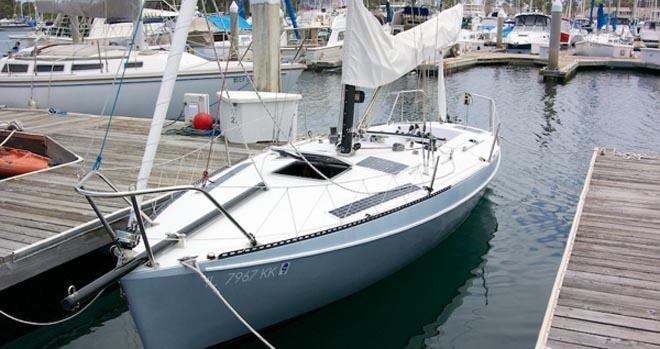 Webb Chiles boat Gannet - a successful daysailer ©  SW